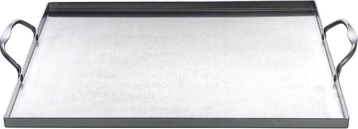 Actual product image All'Grill Stainless steel grill tray with 2 handles, 31 x 27 x 1 cm