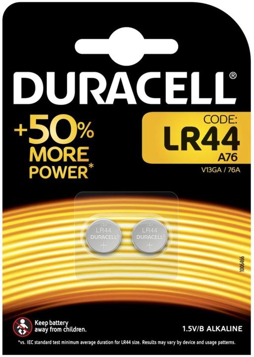 Produktbild Duracell Electronics (2 Stk., LR44, 105 mAh)