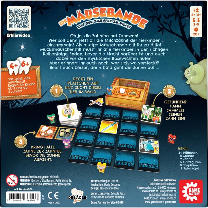 Actual product image Game Factory Die Mäusebande (d) (German)