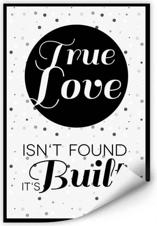 Actual product image Trenddeko True Love (40 x 60 cm)