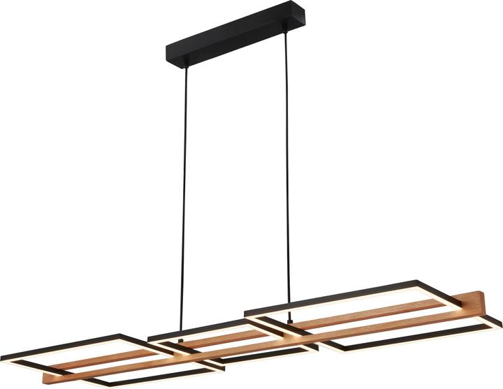Immagine prodotto Briloner Lampada a sospensione LED, nero/legno, LED / 36W