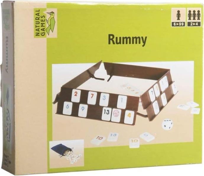 Actual product image Natural games Rummy (106 stones) (German)
