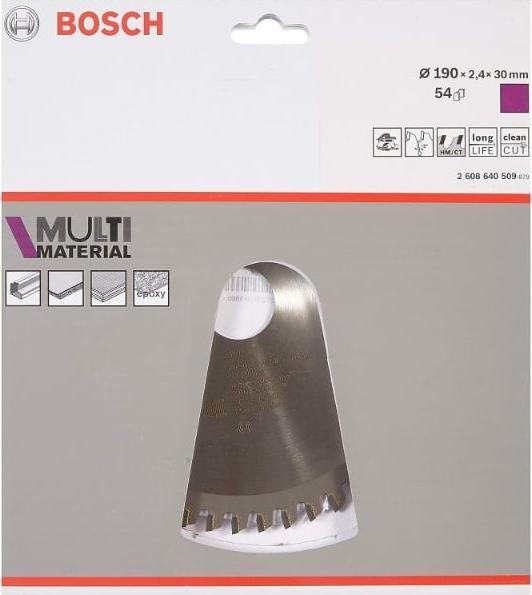 Actual product image Bosch Professional Zubehör PRO Wood circular saw blade, 190 x 2 x 30 mm