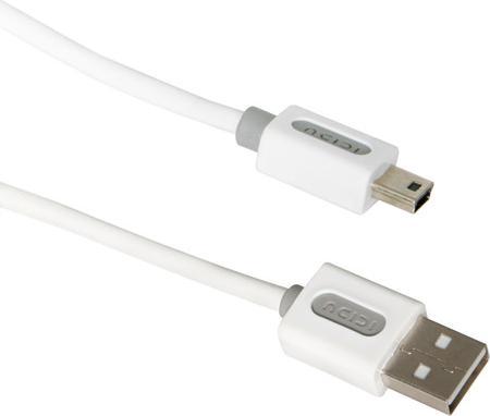 Immagine prodotto Icidu Cavo USB 2.0 A-Bm 1m Bianco Cavo USB A Mini-USB B Bianco (1 m, USB 2.0)