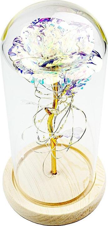 Immagine prodotto JTI Rosa dell'infinito con luci fiabesche - olografica (21 cm)