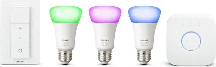 Immagine prodotto Philips Set iniziale di Hue White & Color Ambiance (E27, 10 W, 806 lm, 5 x, G)