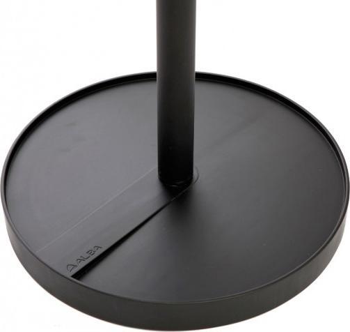 Actual product image Alba Coat rack PMSTAN3 N, 8 hooks, black with 8 black coat hooks made of plastic, with 2 abn