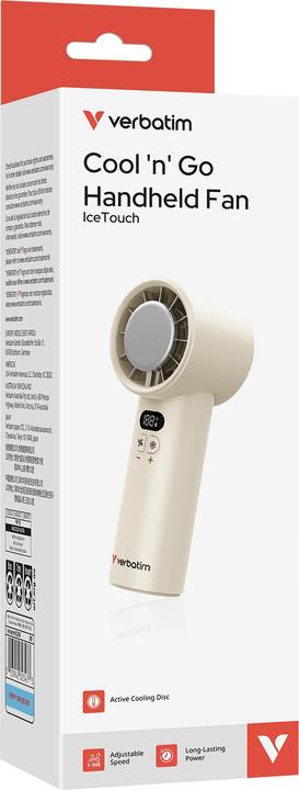Produktbild Verbatim CoolnGo Handheld Fan White