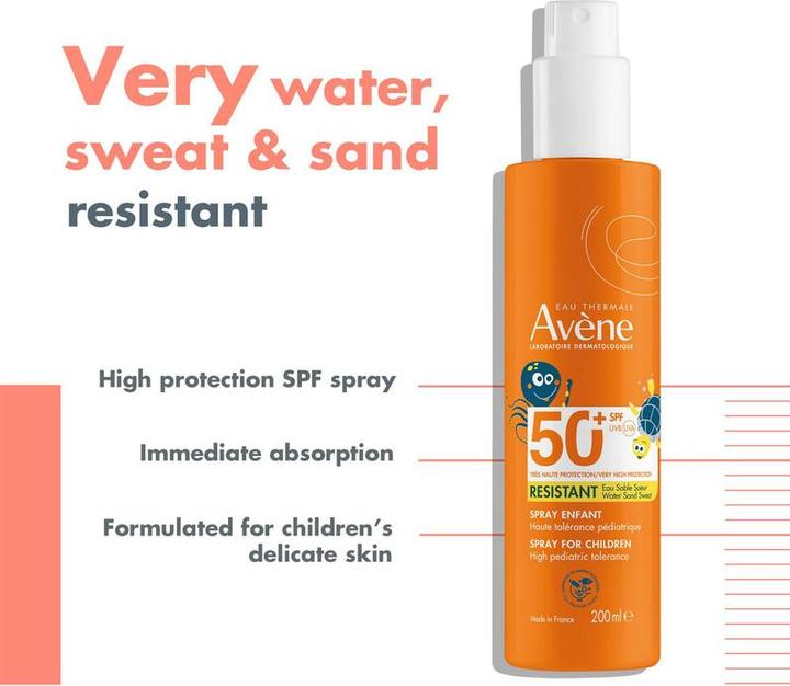 Produktbild Avène Kinder Sonnenspray (Sonnenmilch, SPF 50+, 200 ml)