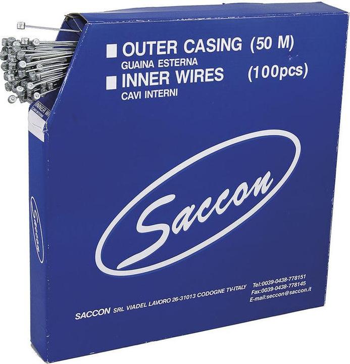 Image du produit Saccon câbles de frein en acier galvanisé butoir marteau vtt (x100)