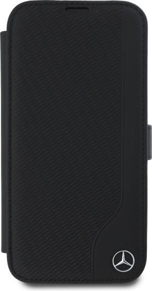 Image du produit Mercedes MEBKP16X23RBGVK iPhone 16 Pro Max 6.9" czarny/black Imitation cuir bois (Apple iPhone 16 Pro Max)