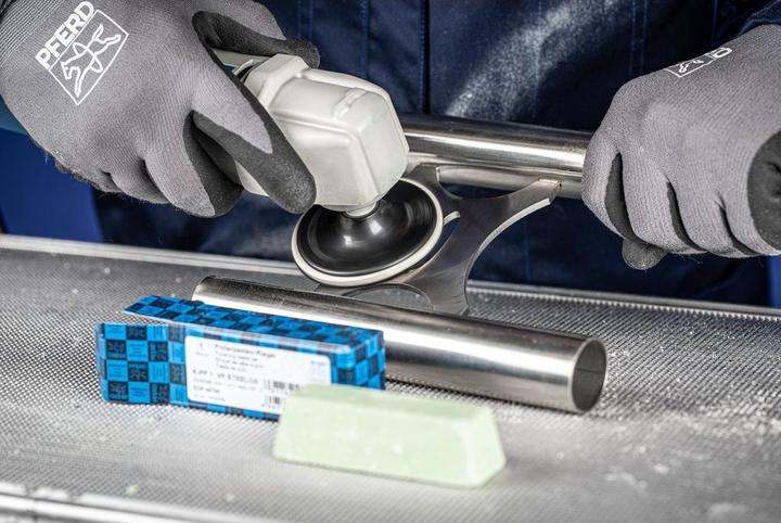 Produktbild Pferd 44250006 Polierpaste PP für Vorpolitor von Stahl und Edelstahl Riegel 25 x