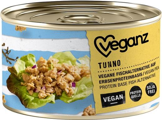 Image du produit Veganz Tunno alternative végétalienne au thon à base de protéines de pois (140 g)