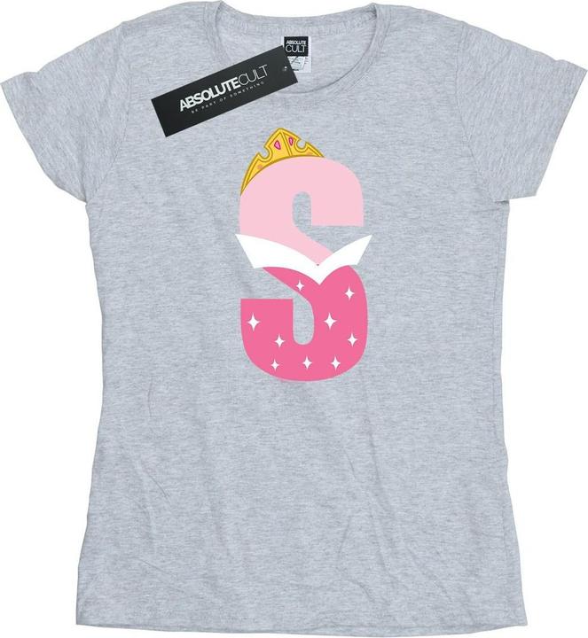 Actual product image Disney Womens/Ladies Alphabet S Is For Sleeping Beauty Cotton T-Shirt (M)