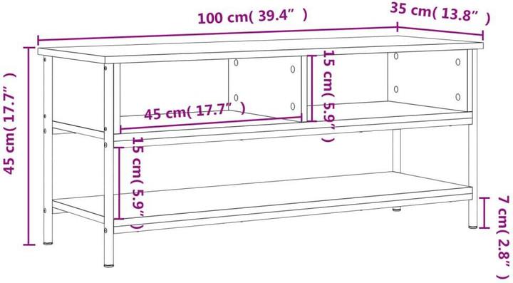 Immagine prodotto VidaXL Kaiser (100 x 35 x 45 cm)
