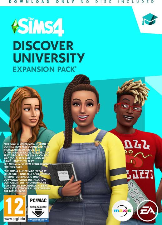 Image du produit EA Games Les Sims 4 + Découvrir l'université (PC, Multilingue)
