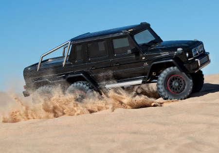 Image du produit Traxxas CRAWLER TRX-6 1:10 6WD EP RTR MERCEDES G63 AMG 6x6 - BLACK SANS chargeur et SANS accu (RTR Prêt à fonctionner)