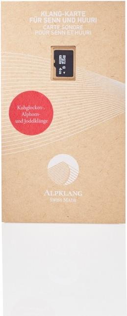Image du produit Alpklang Carte sonore avec des sons de cloches de vache, de cor des Alpes et de yodel