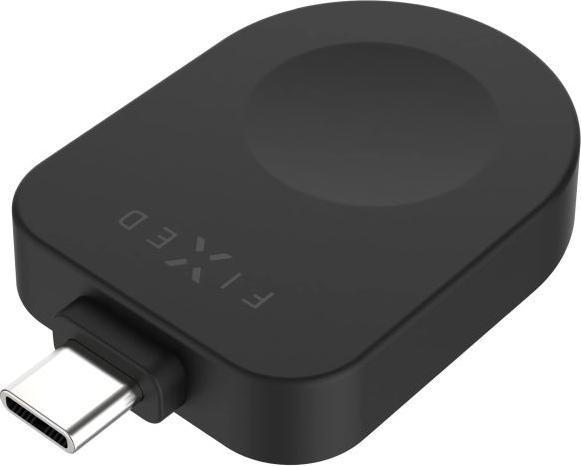 Image du produit Fixed Adaptateur de charge USB-C pour Apple Watch compatible avec Powerstation Uni, noir