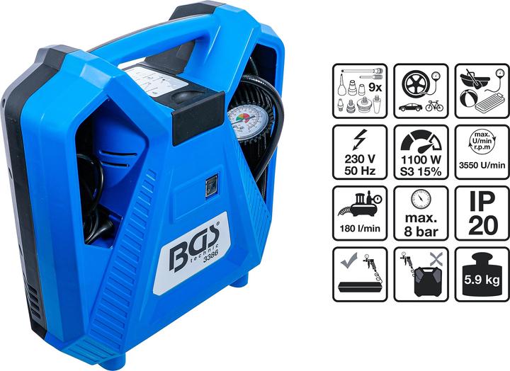 Actual product image BGS Compressor (8 bar)