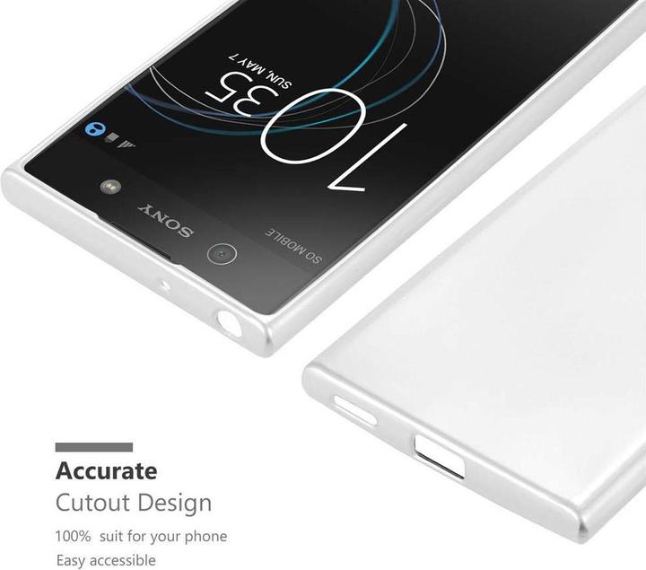 Actual product image Cadorabo TPU Matt Metallic Cover (Sony Xperia XA1)