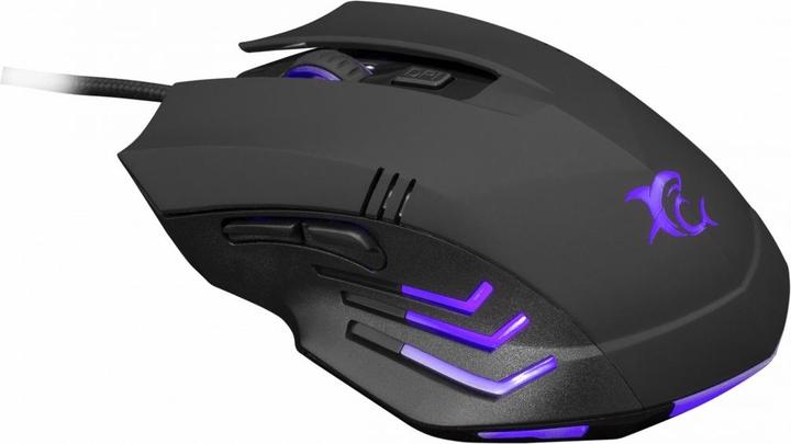 Actual product image White Shark Gaming mouse Hannibal 2, with backlight, 6 buttons, Black (Cable)
