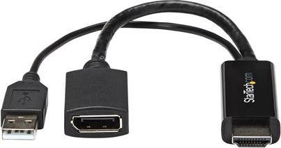 Actual product image StarTech 4K HDMI to DisplayPort adapter (HDMI, 25.50 cm)