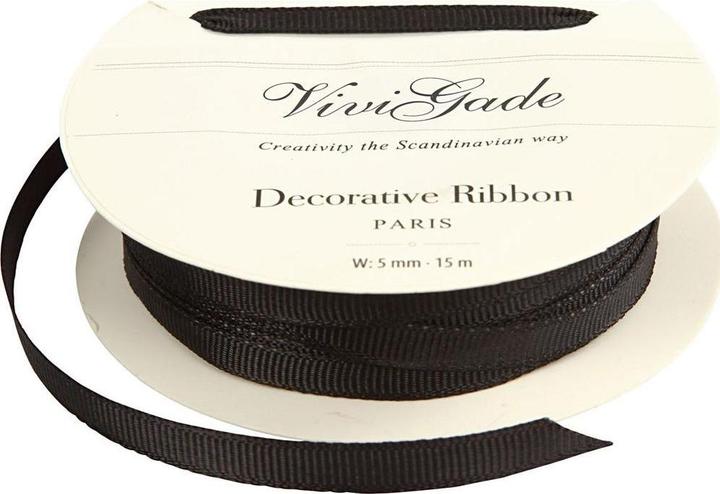 Image du produit Creativ Company Sangle textile 15 m noir (Ruban, 1 x)