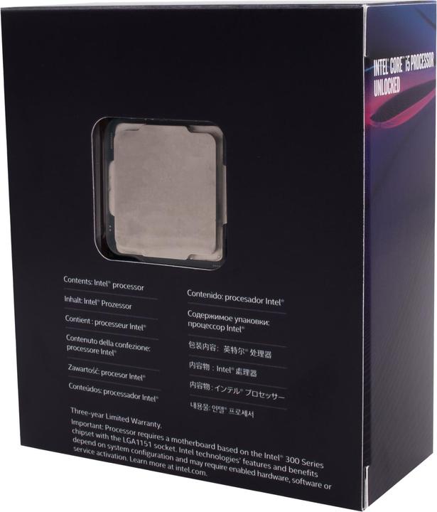 Actual product image Intel Core i5-9600K (LGA 1151, 3.70 GHz, 6 -Core)