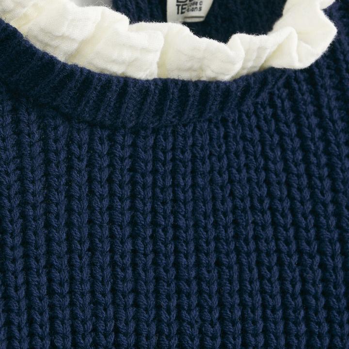 Produktbild La Redoute Collections 2-in-1-Pullover mit Stehkragen (128)