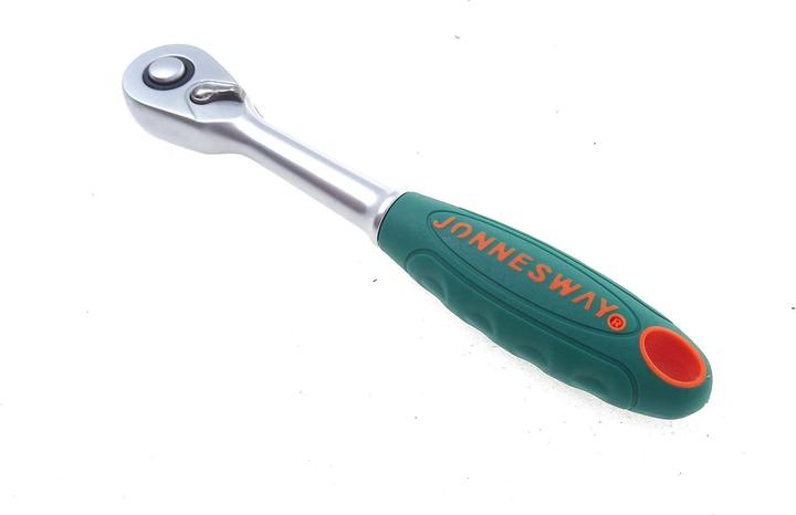 Productafbeelding Jonnesway Ratel 1/4 recht met kniehevel 140 mm (1/4")