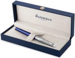 Produktbild Waterman Füllfederhalter Hemisphere Marine C.C M (Blau, Schwarz, Silber)