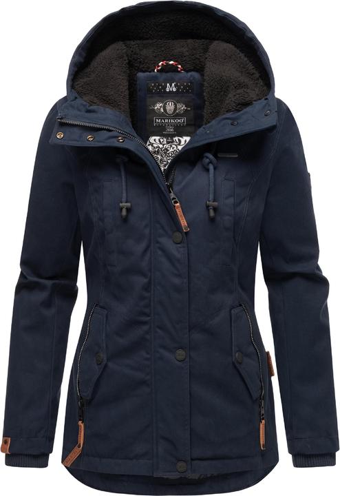 Navy with black fur