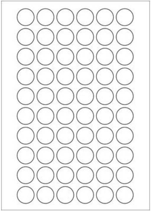 Actual product image Kores Universal labels