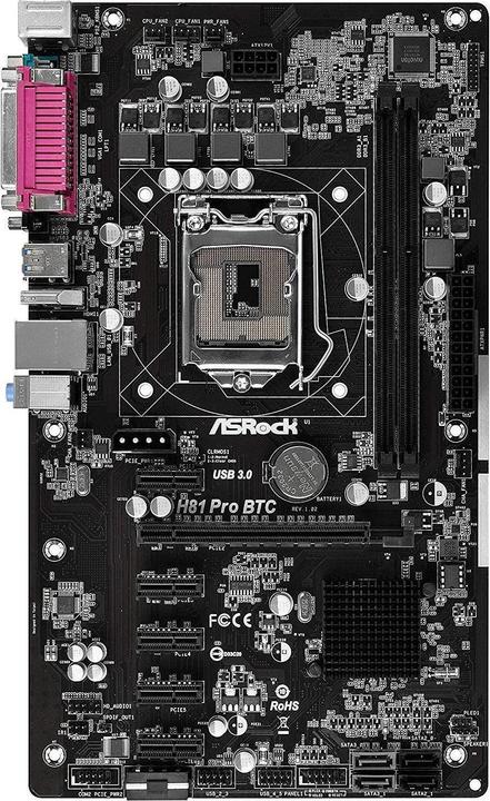 AsRock H81 Pro BTC R2.0 (LGA 1150, Intel H81, ATX)