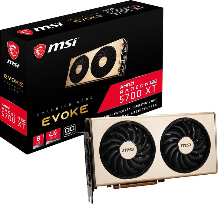 Image du produit MSI Radeon RX 5700 XT EVOKE OC (8 Go)