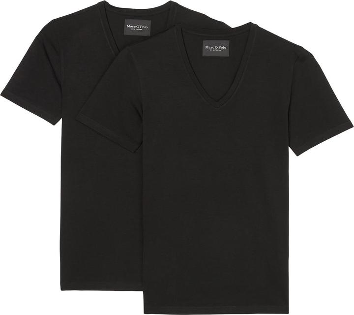 Produktbild Marc O'Polo 2er Pack Essentials Organic Cotton Unterhemd / Shirt Langarm (M)