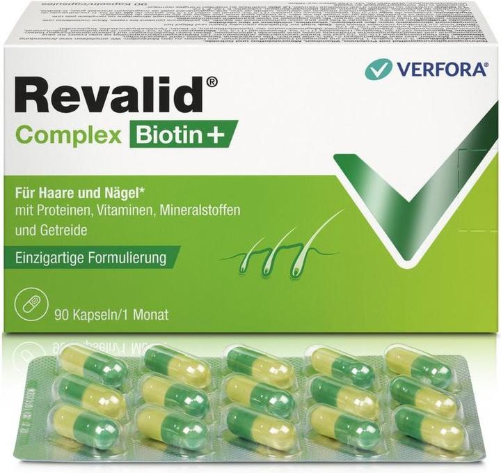 Produktbild Revalid Complex Biotin+ (90 Stück, Kapseln, 75 g)