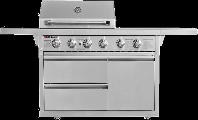 BBQ Master XL Premium - Grill a gas in acciaio inox (12.80 kW)