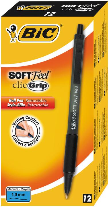 Immagine prodotto Bic Sensazione morbida (Nero, 12 x)