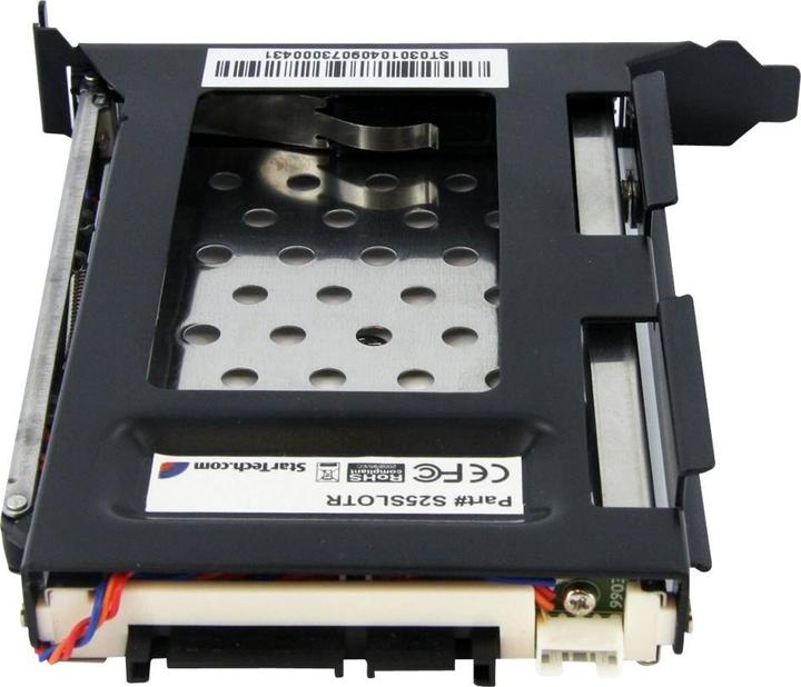 Actual product image StarTech 6.35cm 2.5 inch SATA removable frame for PC expansion slot