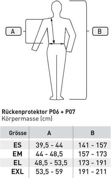 Produktbild Swing Rückenpektor P07 flexible Erwachsene (XL)