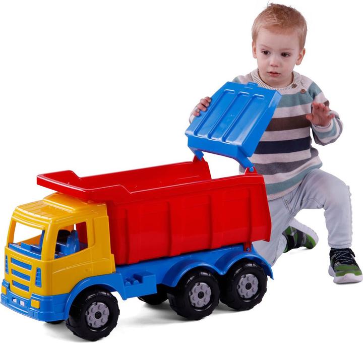 Actual product image Polesie Cavallino dump truck, walking car
