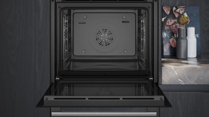 Image du produit Siemens iQ300, Four encastrable à vapeur assistée, 60 x 60 cm, inox, HR532GBS3