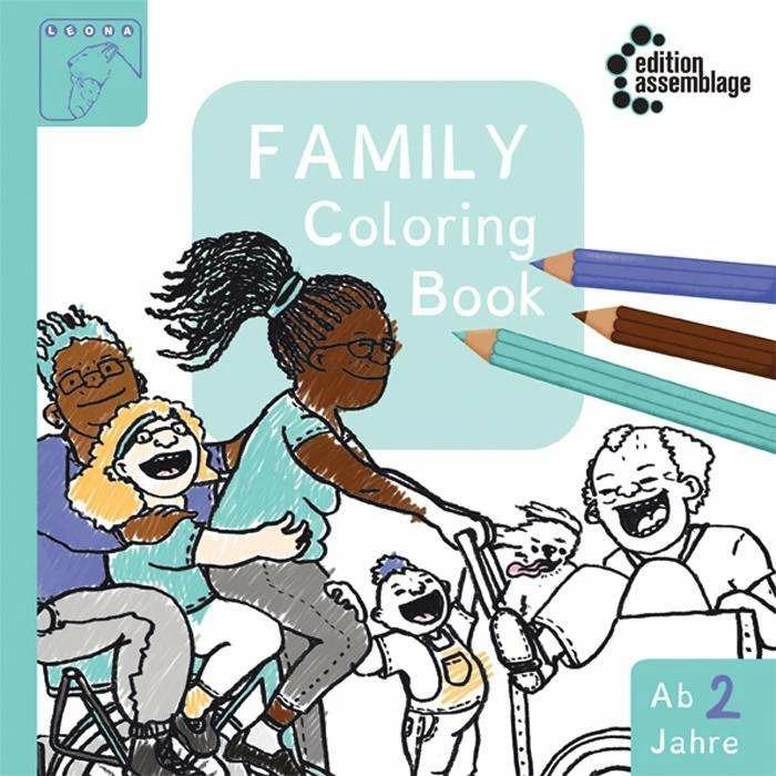 Immagine prodotto Libro da colorare FAMIGLIA