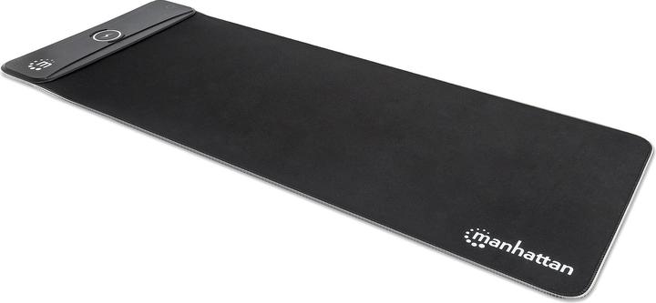 Produktbild Manhattan XXL RGB LED Gaming-Mauspad mit kabellosem Induktionsladegerät 10 W (XXL)