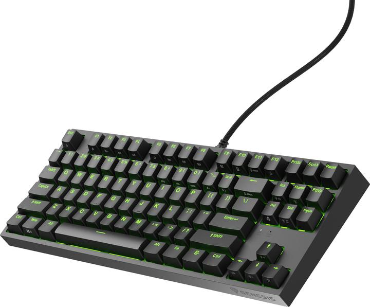 Actual product image Genesis Klawiatura THOR 404 TKL Gateron Yellow Pro (NKG-2069) (Eng. Int., Cable)