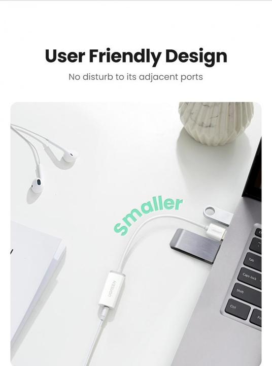 Actual product image Ugreen USB Stereo Audio Adapter (USB)