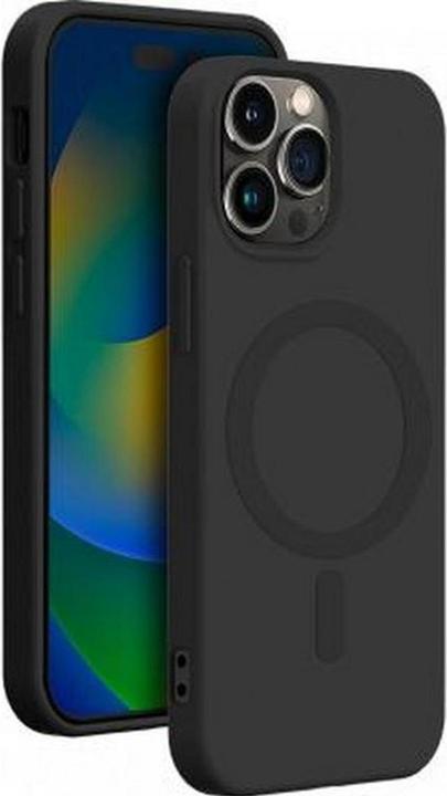Produktbild Bigben Soft Case mit MagSafe Handy-Cover für Apple iPhone 15 Pro schwarz (Apple iPhone 15 Pro)