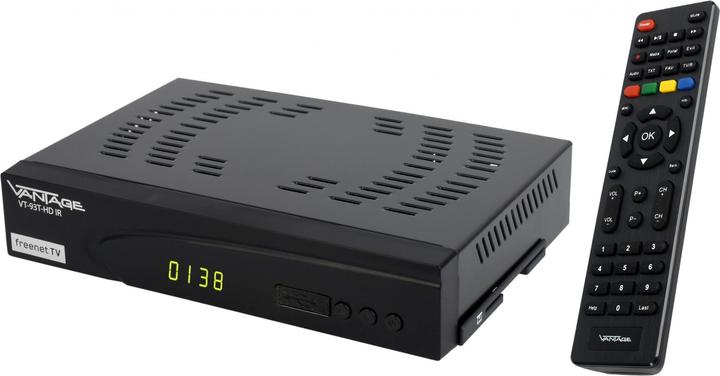 Produktbild Vantage VT-93 C/T-HD Uni. HD Kabel + DVB-T2 Receiver (DVB-C, DVB-T2, DVB-T)
